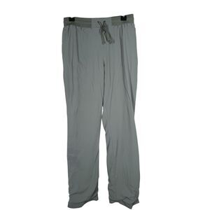 Spyder Fleece Lined Pull On Pants Womens Sz M Ripstop Hiking Outdoors Winter